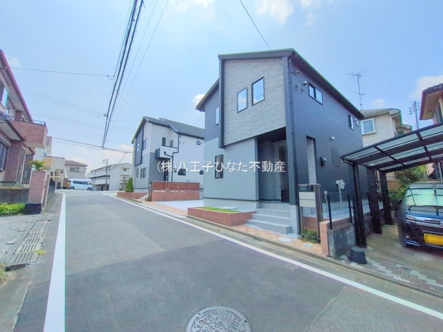 祝：成約済み　八王子市　石川町　新築戸建ての前面道路含む現地写真|～仲介手数料無料☆八王子ひなた不動産～　八王子市石川町　新築戸建て