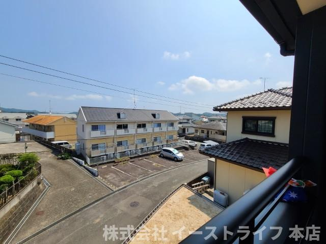 【新築戸建】　いわき市郷ケ丘2丁目第9　限定1棟!!　長期優良住宅の展望|バルコニーからの眺望です