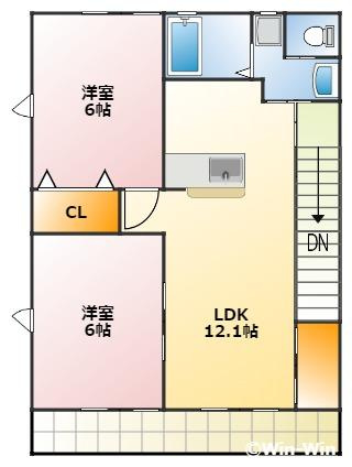 フレーズ Aの間取り