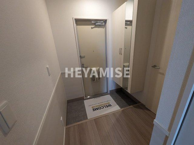 ハピネス古賀島B棟の玄関|※室内画像は別号室のもの