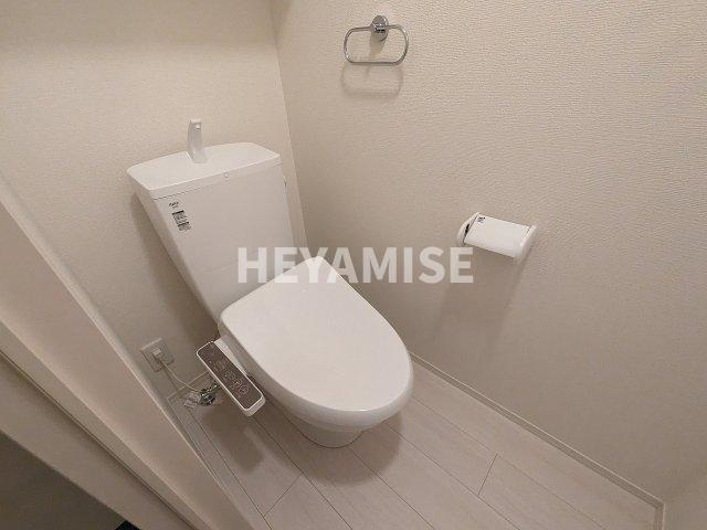 ハピネス古賀島B棟のトイレ|※室内画像は別号室のもの