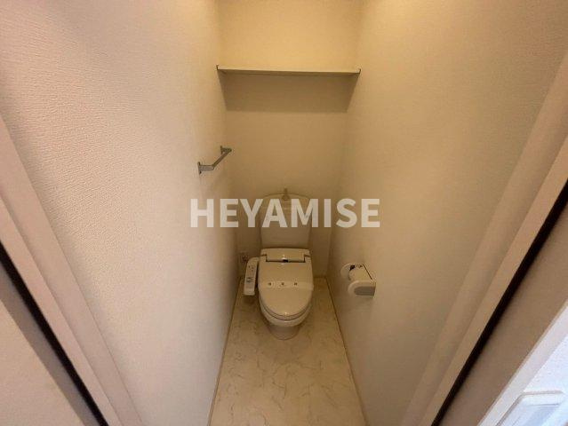 ルーラル諏訪B棟のトイレ|※室内画像は別号室のもの