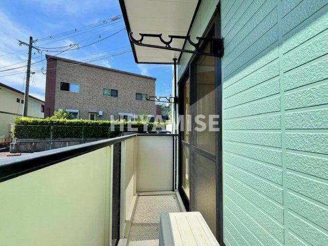 ロイヤルガーデン永田 B棟のバルコニー