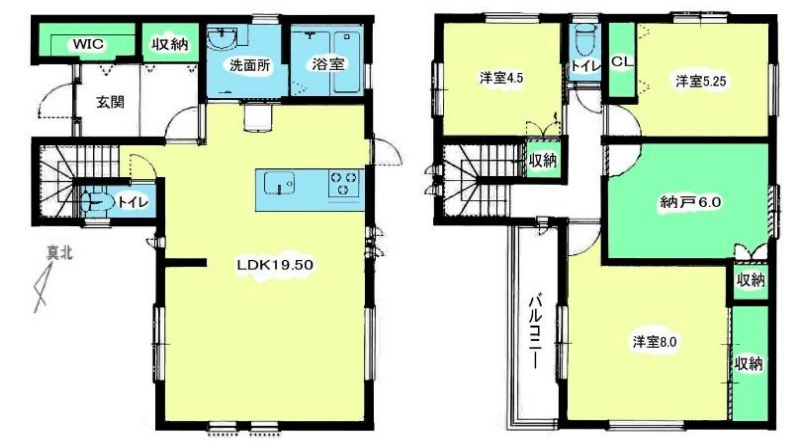 神戸市垂水区塩屋町　新築一戸建ての間取り|1号地