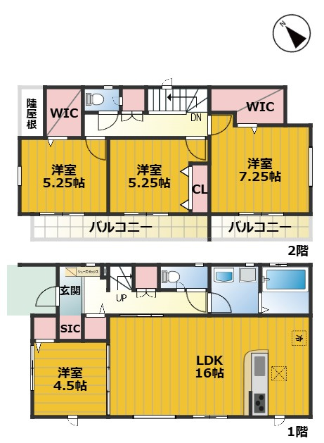 GRAFARE瀬戸市山の田町｜名古屋市の戸建ならホームアップの間取り