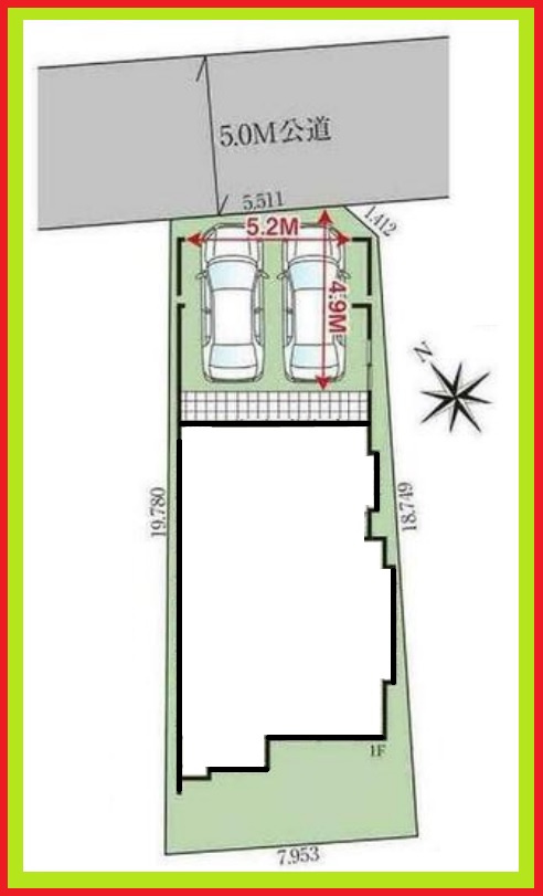 名古屋市中川区服部２丁目の中古一戸建の区画図|◇区画図◇　　