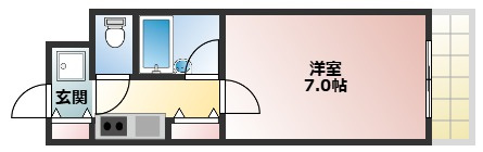 【間取り】 | カントリー青葉ハイツ
