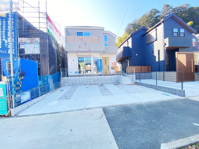 祝　成約済み　八王子市　長房町　新築戸建て　４期の外観|～仲介手数料無料☆八王子ひなた不動産～　八王子市長房町　新築戸建て
