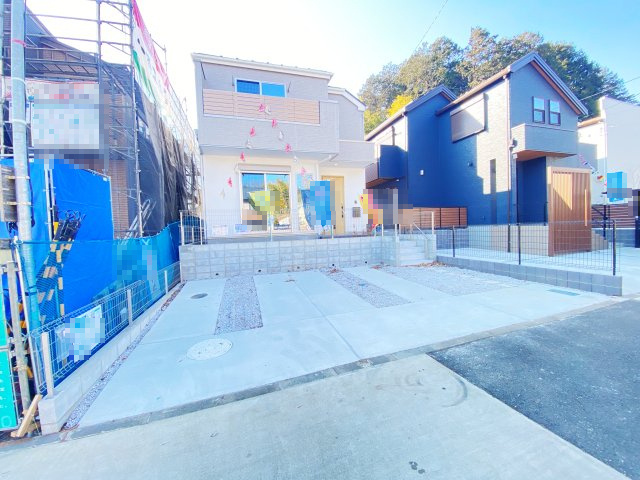 祝　成約済み　八王子市　長房町　新築戸建て　４期の外観|～仲介手数料無料☆八王子ひなた不動産～　八王子市長房町　新築戸建て
