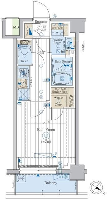 プラージュ　リュー　押上の間取り