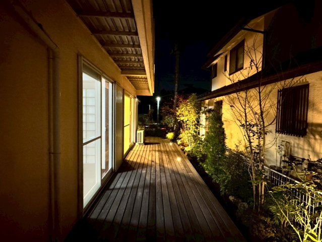 狭山市柏原中古戸建の庭