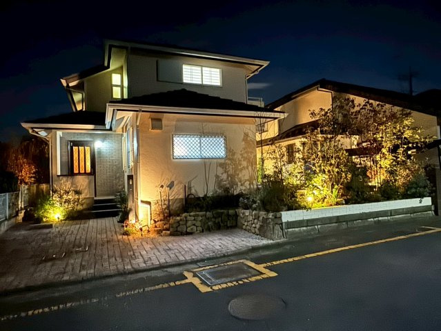 狭山市柏原中古戸建の前面道路含む現地写真