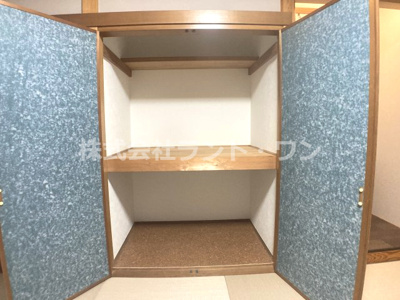 【収納】 | 所沢市中富南4丁目 | １F　約6帖の和室にある収納