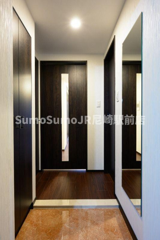 プレジオ御幣島の玄関|明るい玄関です