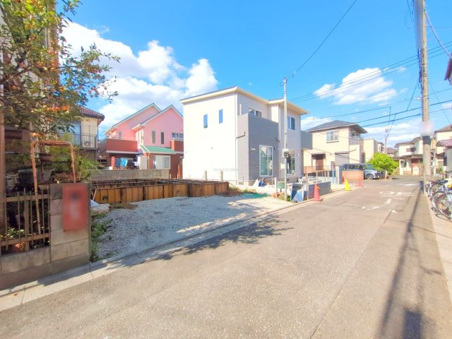 ふじみ野市桜ケ丘１丁目の新築一戸建の前面道路含む現地写真|南東側約4.0ｍの前面道路