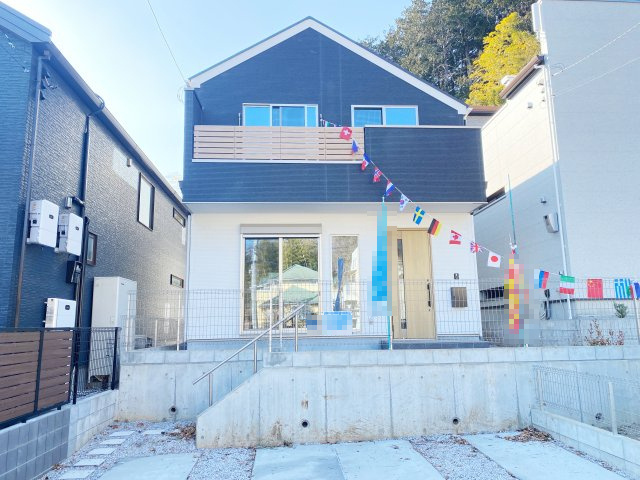 祝：成約済み　八王子市　長房町　新築戸建て　４期の外観|～仲介手数料無料☆八王子ひなた不動産～　八王子市長房町　新築戸建て
