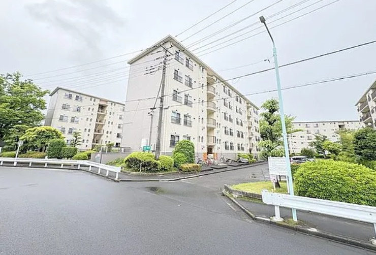 大宮七里グリーンハイツ6号棟の外観|おしゃれな外観です