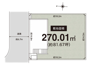 【土地図】 | 吹田市山田西3丁目　売り土地
