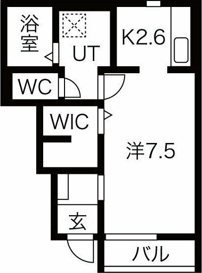 クレスト桜町の間取り