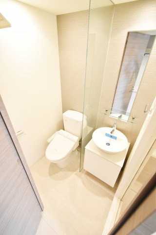 S-RESIDENCE難波Brillerの洗面所