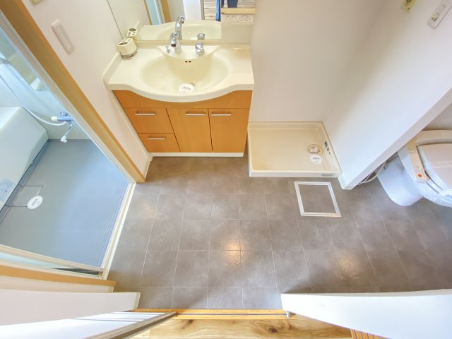 レユニール優の洗面所