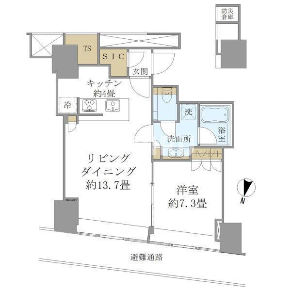 Brillia Tower堂島の間取り