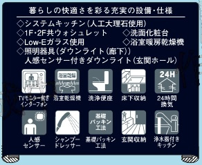 LiveleGarden.S あきる野草花第5　新築分譲住宅　全2棟　1号棟の設備