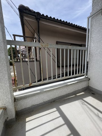 中藤貸家のバルコニー