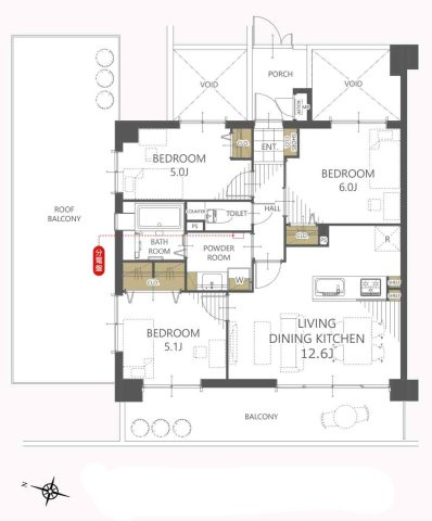府中市武蔵台１丁目の中古マンション