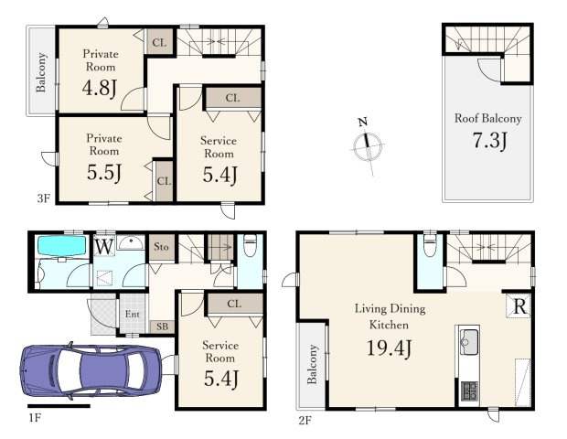 豊島区南池袋4丁目 限定1棟の前面道路含む現地写真|西側約4.0ｍ公道に面する整形地です