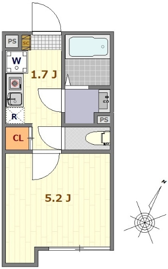 ヴァンガードハイツ東村山の間取り