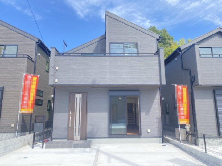 祝　成約済み　八王子市　下恩方町　新築戸建て　１６期の外観|～仲介手数料無料☆八王子ひなた不動産～　八王子市下恩方町　新築戸建て