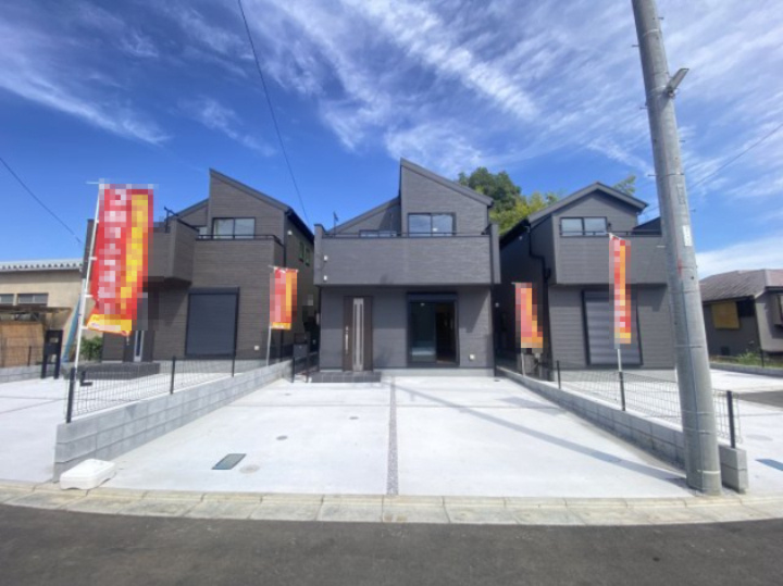 『八王子市新築戸建て』八王子市1549-3【仲介手数料無料】　１６期の外観|～仲介手数料無料☆八王子ひなた不動産～　八王子市下恩方町　新築戸建て