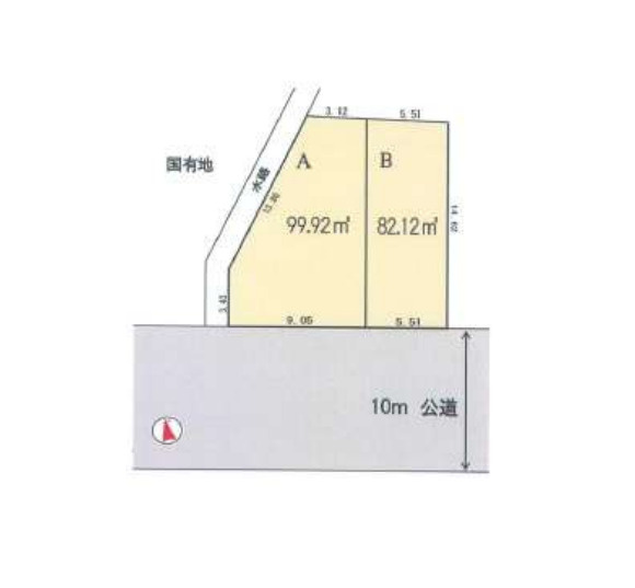 大宮区三橋1丁目Ⅱ　新築一戸建て　Bの区画図|B号棟