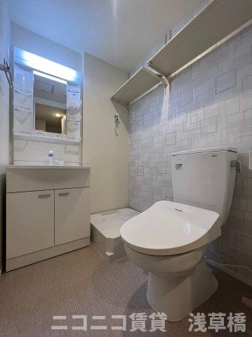 ハーモニーテラス瑞江Ⅱのトイレ|303号室イメージの為、現状を優先致します。