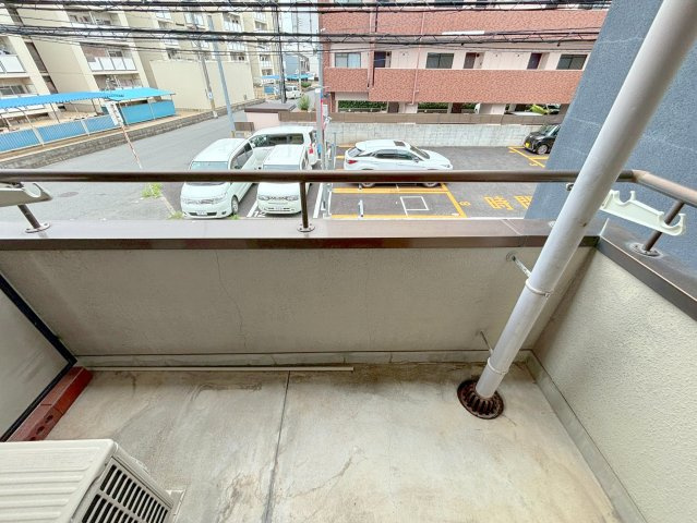 レーズライン下新庄のバルコニー