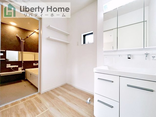 ひたちなか市高場7期　新築戸建の脱衣所