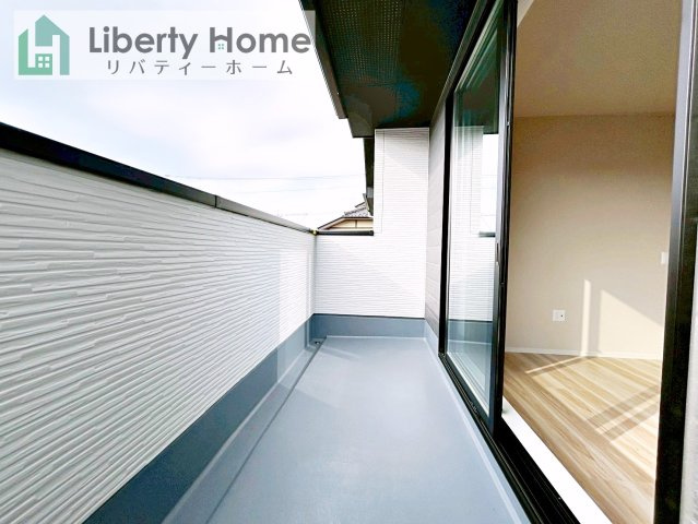 ひたちなか市高場7期　新築戸建のバルコニー