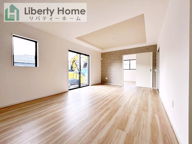 ひたちなか市高場7期　新築戸建の居間・リビング