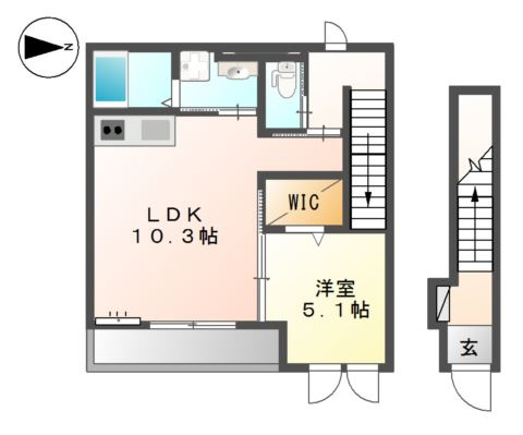 Ｌａ　ｖｅｒｉｔｅの間取り