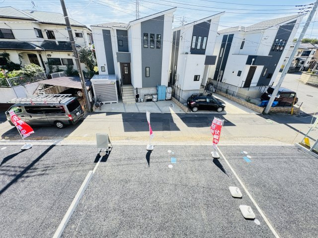 柏市新逆井１丁目新築戸建【土南部小学校：4分】の展望|バルコニーより南側眺望・南道路につき日当たり良好♪