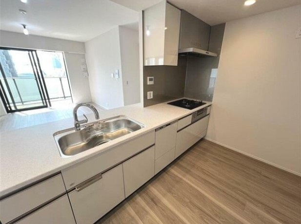 文京区本郷１丁目の賃貸マンションのキッチン