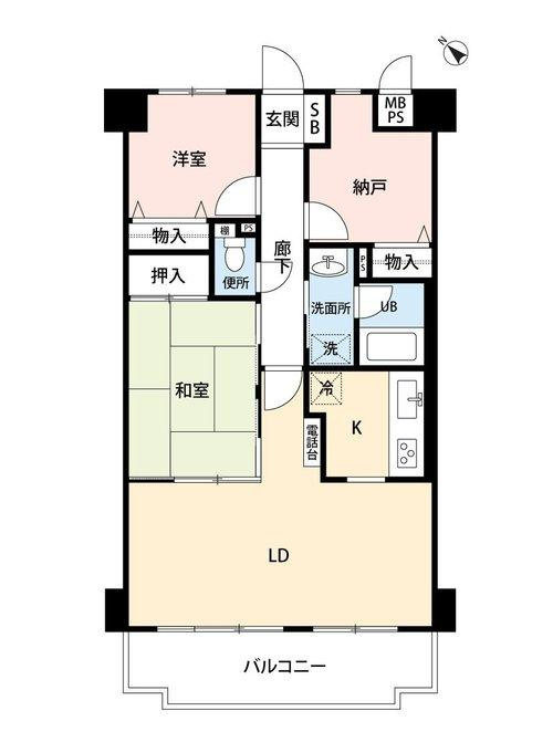 ライオンズマンション明石江井ヶ島の間取り|間取図