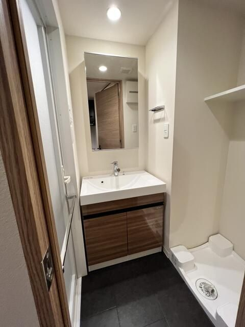 GENOVIA新御徒町skygardenの洗面所