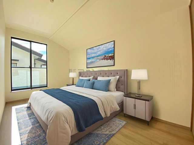 所沢市和ケ原2丁目・全1棟　新築一戸建　～リビング階段～の寝室|2F洋室6.0帖（家具はCG画像での表示になります）