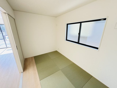 【和室】 | 柏市新逆井１丁目新築戸建【土南部小学校：4分】 | 5帖和室