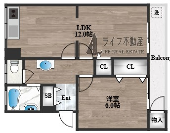 室内フルリノベーション完成！の間取り