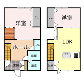 【間取り】 | KASUGAエコパティオ | 2LDK