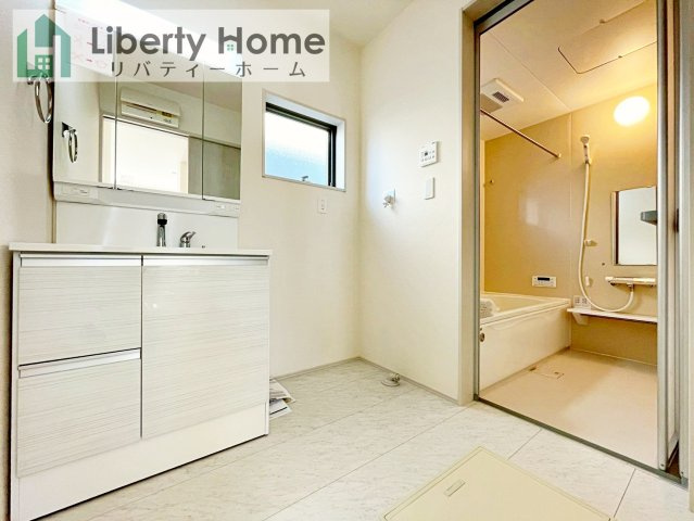 ひたちなか市堀口第4　新築戸建　1号棟の脱衣所