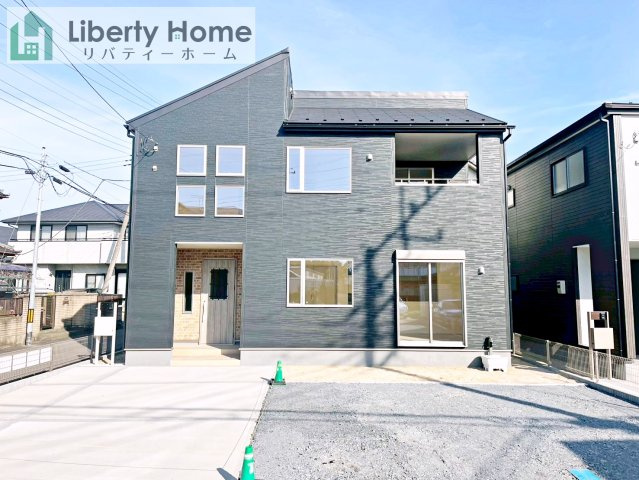 ひたちなか市堀口第4　新築戸建　1号棟の外観